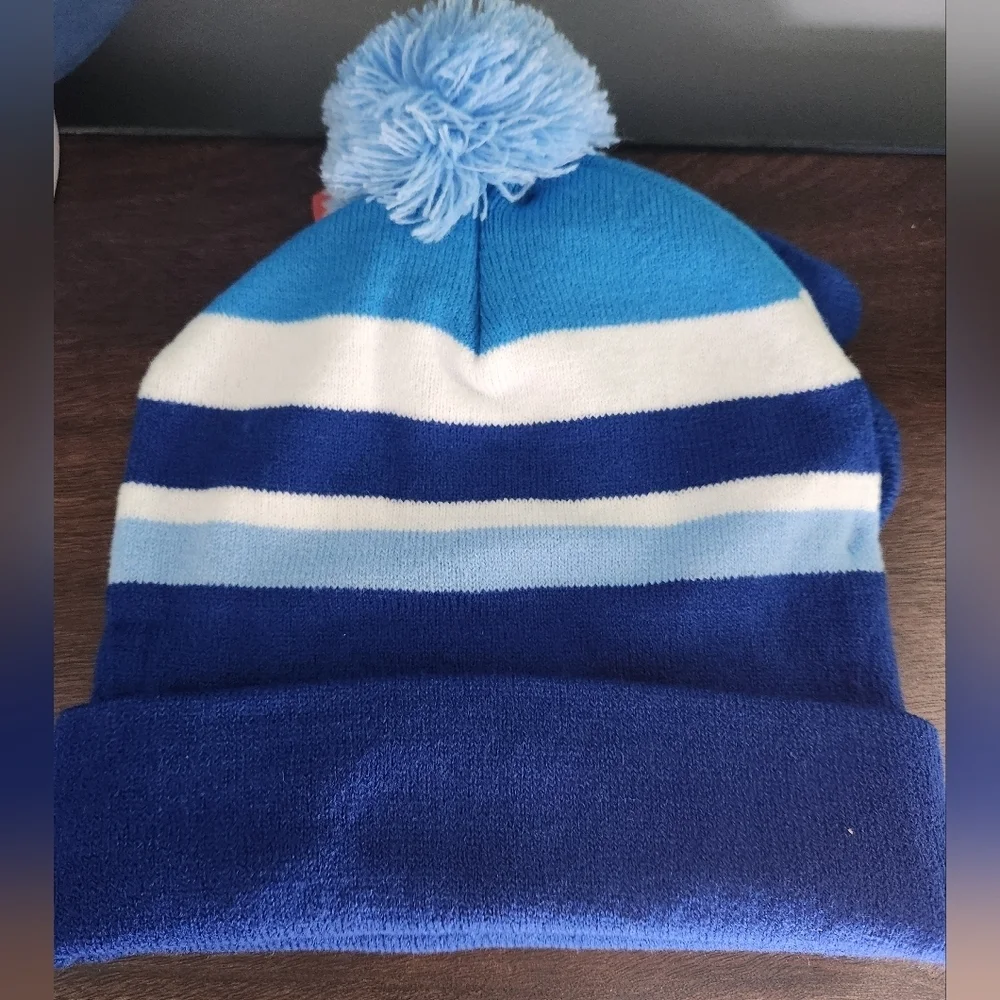 Paw Patrol Blue Knit Beanie and Mittens Set